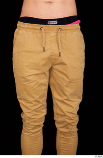 Pablo brown trousers dressed thigh 0001.jpg